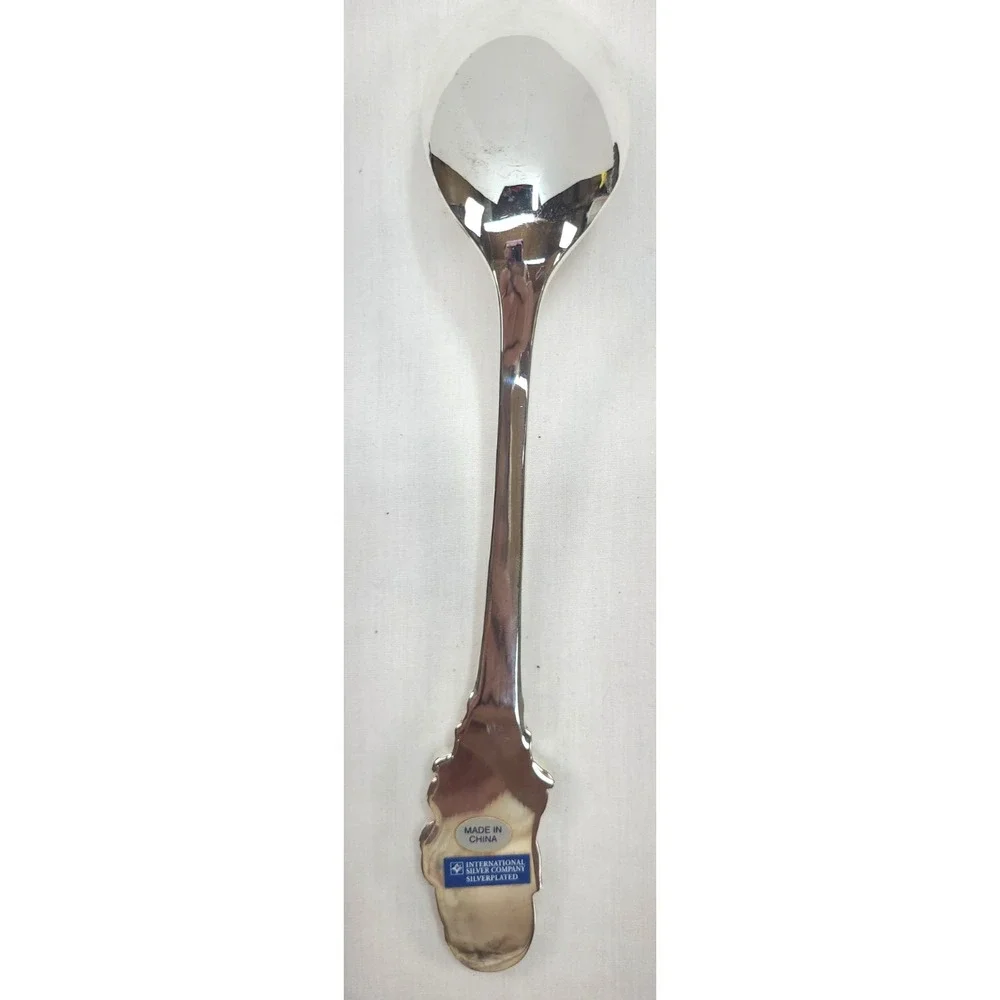 Vtg Santa Claus Silverplate Serving Spoon International Silver Company